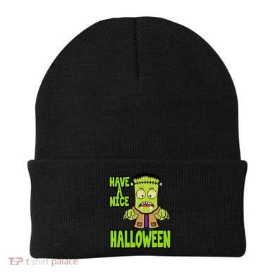 Have A Nice Halloween Frankenstein Monster Beanie
