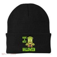 Have A Nice Halloween Frankenstein Monster Beanie thumb 0