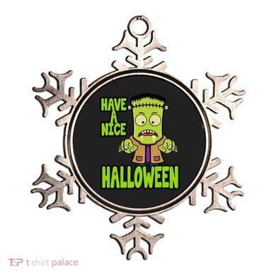 Have A Nice Halloween Frankenstein Monster Ornament