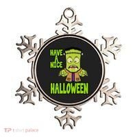 Have A Nice Halloween Frankenstein Monster Ornament thumb 0