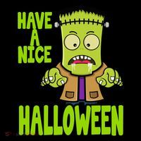 Have A Nice Halloween Frankenstein Monster Ornament thumb 1