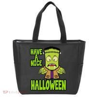 Have A Nice Halloween Frankenstein Monster Tote Bag thumb 0