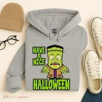 Have A Nice Halloween Frankenstein Monster Hoodie thumb 4