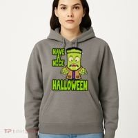 Have A Nice Halloween Frankenstein Monster Hoodie thumb 5