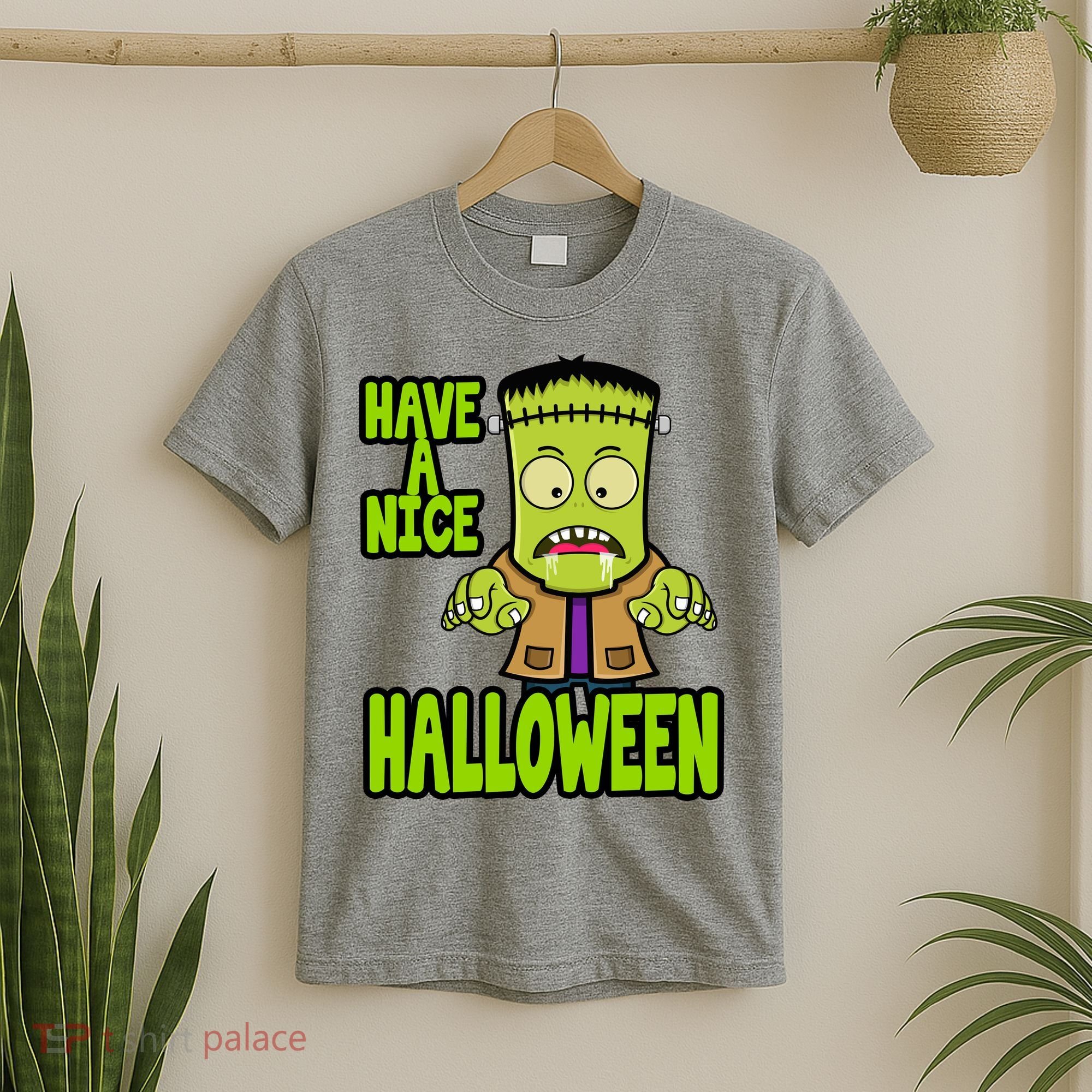 Have A Nice Halloween Frankenstein Monster T-Shirt
