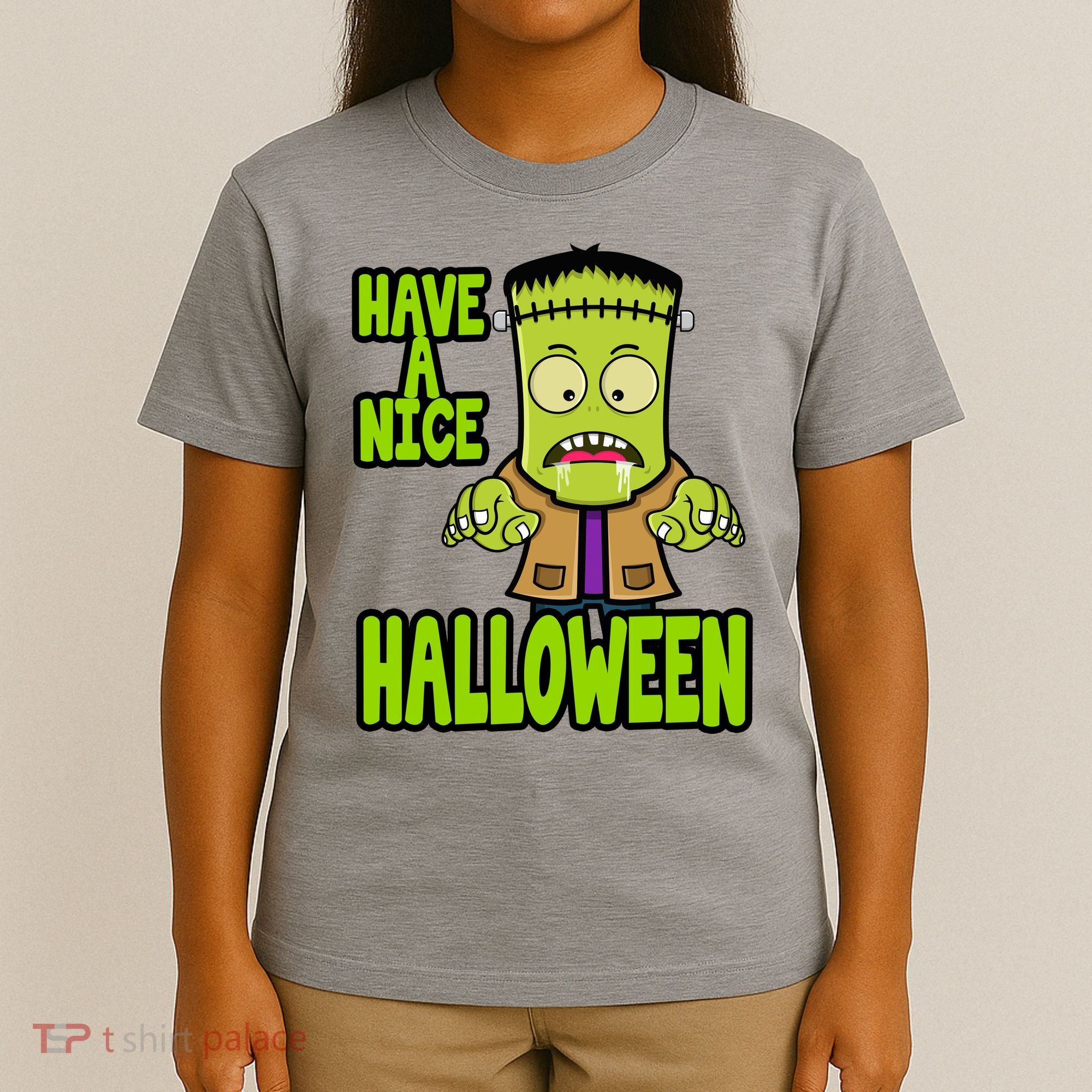Have A Nice Halloween Frankenstein Monster T-Shirt