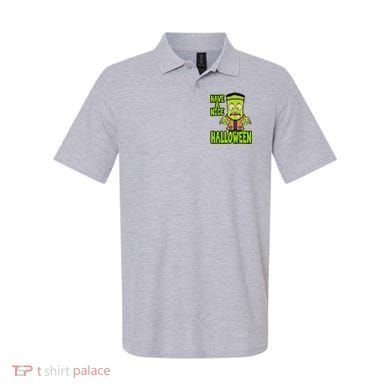 Have A Nice Halloween Frankenstein Monster Polo