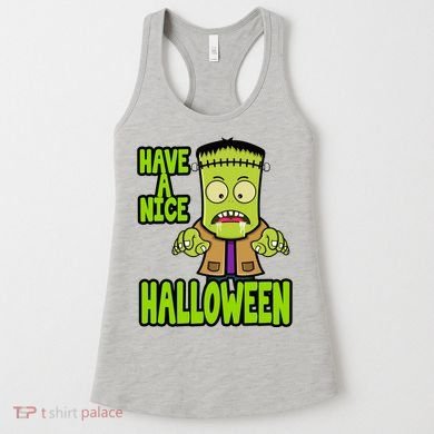 Have A Nice Halloween Frankenstein Monster Women's Tank Top