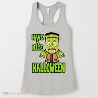 Have A Nice Halloween Frankenstein Monster Women's Tank Top thumb 0