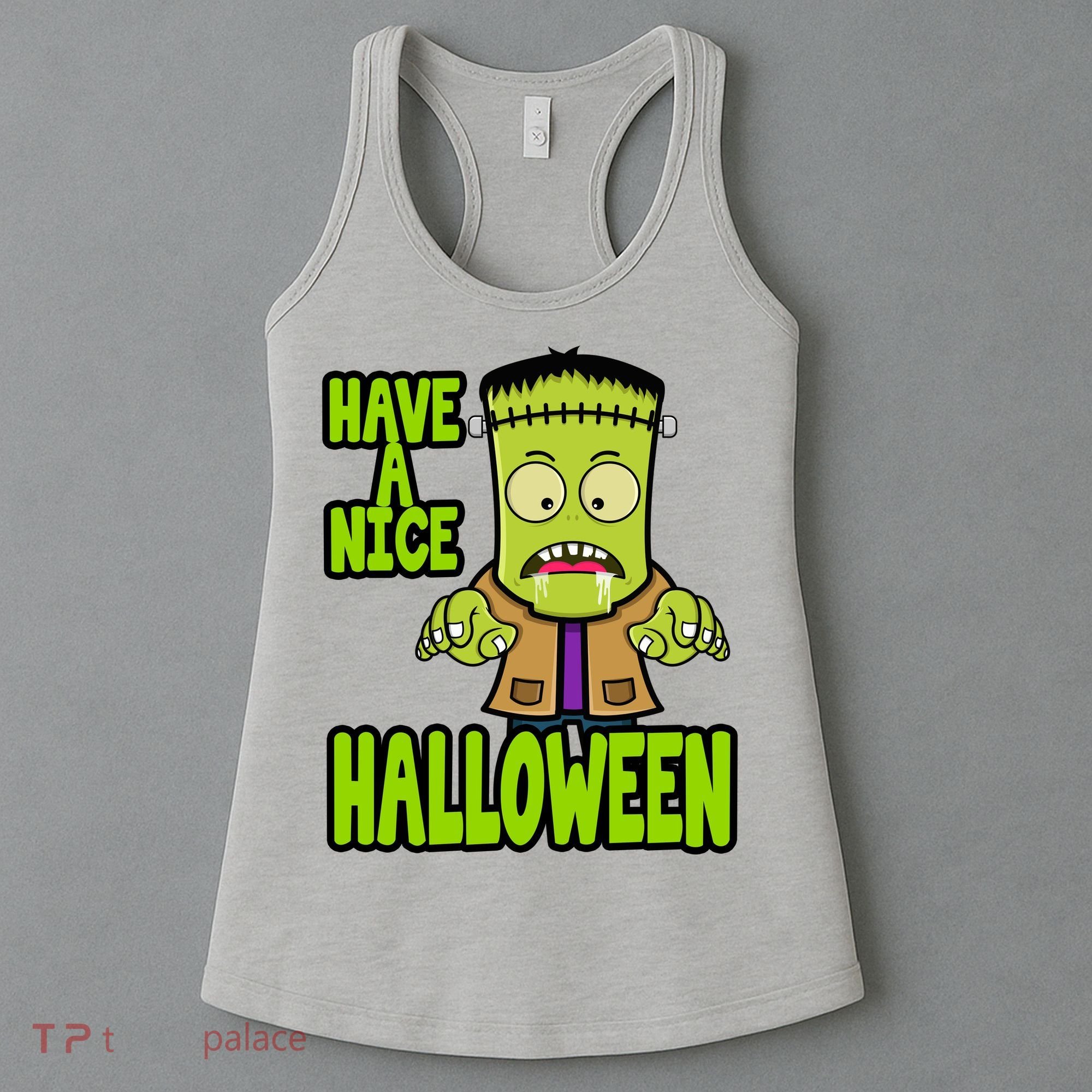 Have A Nice Halloween Frankenstein Monster Women's Tank Top