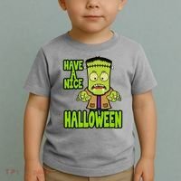 Have A Nice Halloween Frankenstein Monster Toddler T-Shirt thumb 2