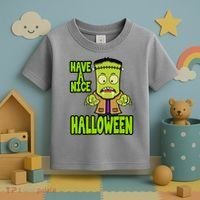 Have A Nice Halloween Frankenstein Monster Toddler T-Shirt thumb 3