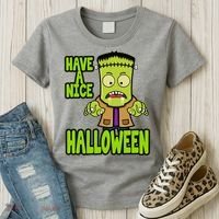 Have A Nice Halloween Frankenstein Monster Women's T-Shirt thumb 3