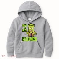 Have A Nice Halloween Frankenstein Monster Kids Hoodie thumb 0