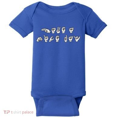 Have A Nice Day American Sign Language Asl Teacher Student Meaningful Gift Baby Bodysuit