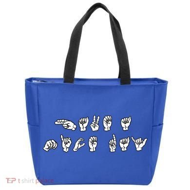 Have A Nice Day American Sign Language Asl Teacher Student Meaningful Gift Tote Bag