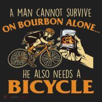 He Also Needs A Bicycle Cycling Biker Bicyclist Cyclist Women's Sweatshirt thumb 2