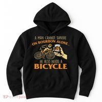 He Also Needs A Bicycle Cycling Biker Bicyclist Cyclist Hoodie thumb 0