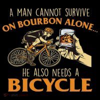 He Also Needs A Bicycle Cycling Biker Bicyclist Cyclist Women's Hoodie thumb 2