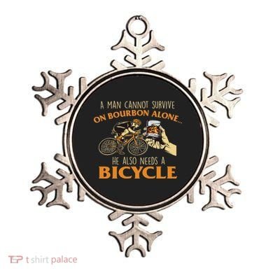 He Also Needs A Bicycle Cycling Biker Bicyclist Cyclist Ornament