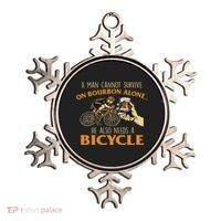 He Also Needs A Bicycle Cycling Biker Bicyclist Cyclist Ornament thumb 0