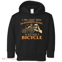 He Also Needs A Bicycle Cycling Biker Bicyclist Cyclist Toddler Hoodie thumb 0