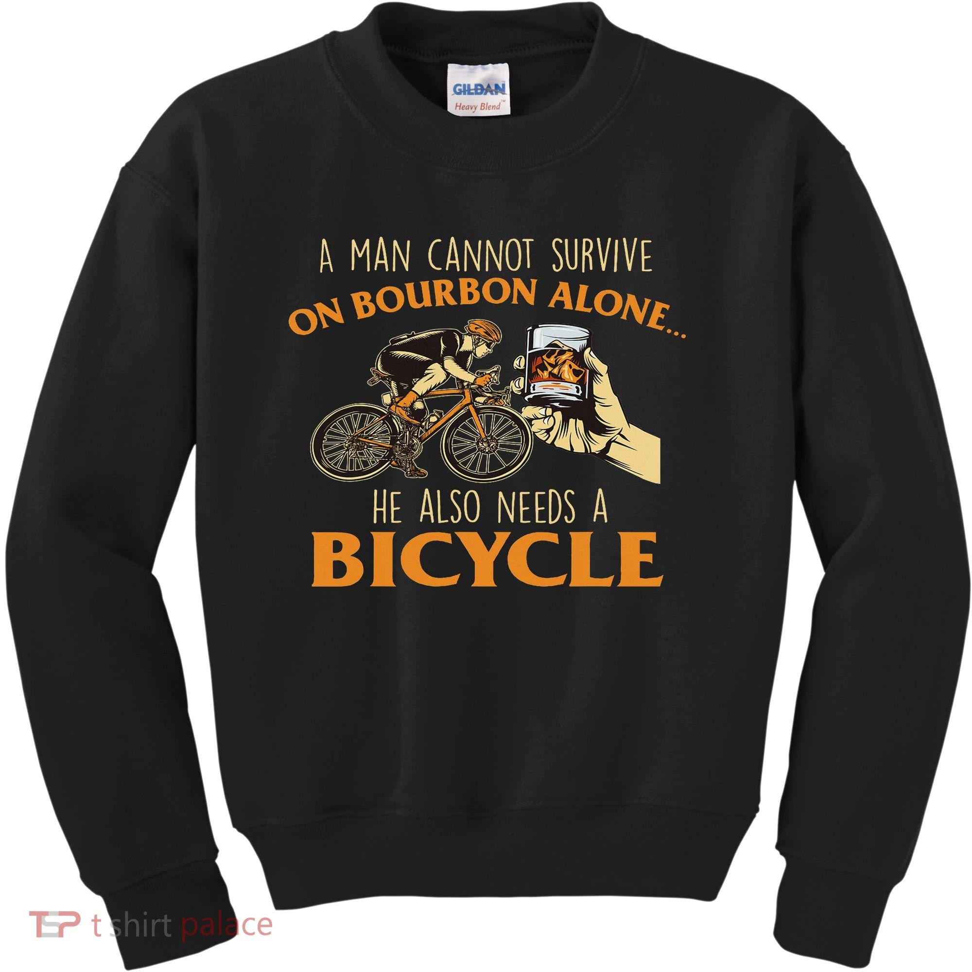 He Also Needs A Bicycle Cycling Biker Bicyclist Cyclist Kids Sweatshirt