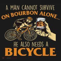 He Also Needs A Bicycle Cycling Biker Bicyclist Cyclist Kids Long Sleeve Shirt thumb 2