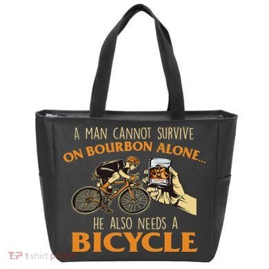 He Also Needs A Bicycle Cycling Biker Bicyclist Cyclist Tote Bag