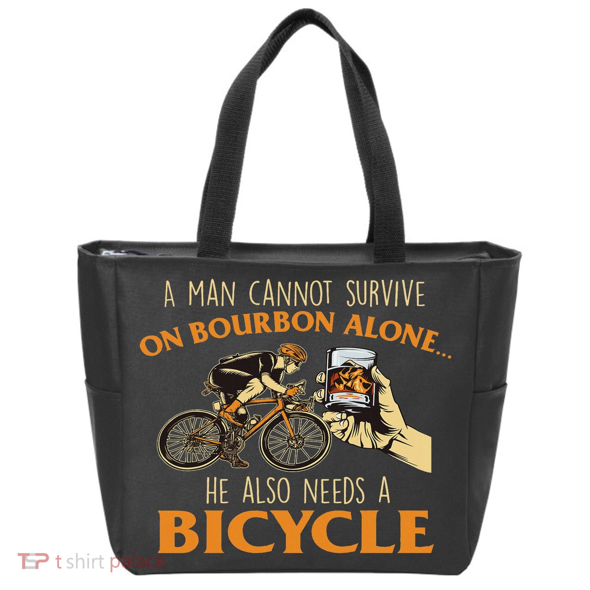 He Also Needs A Bicycle Cycling Biker Bicyclist Cyclist Tote Bag