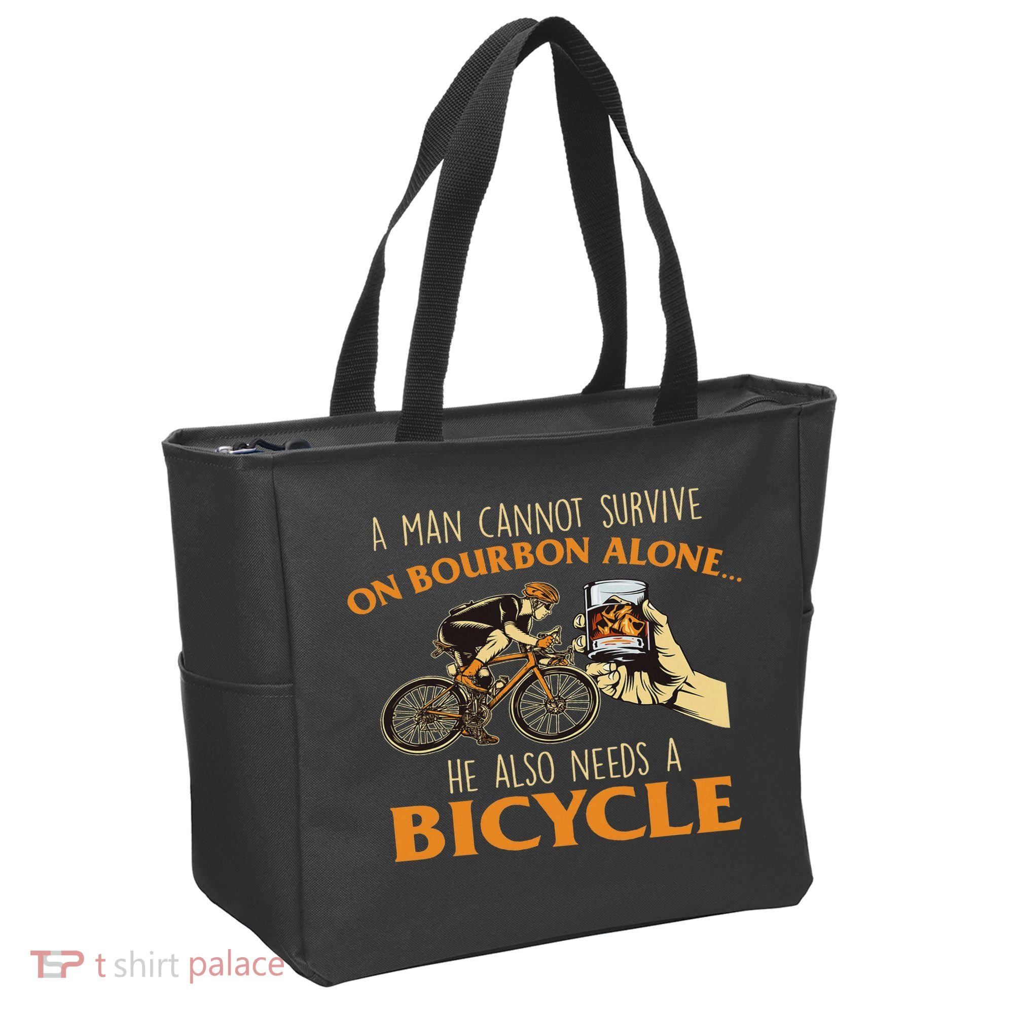 He Also Needs A Bicycle Cycling Biker Bicyclist Cyclist Tote Bag