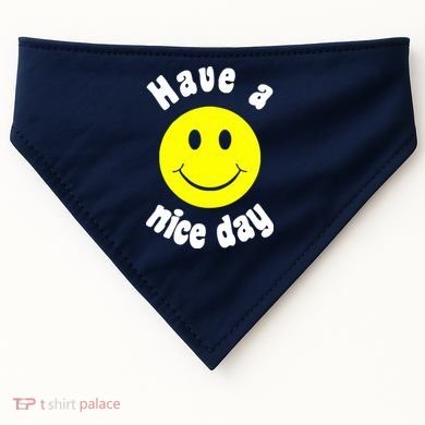Have A Nice Day USA-Made Doggie Bandana