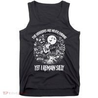 Horrors Are Never Ending Yet I Remain Silly Frog Tank Top thumb 0