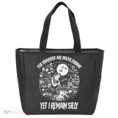Horrors Are Never Ending Yet I Remain Silly Frog Tote Bag