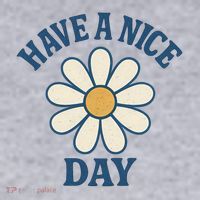 Have a Nice Day Women's Racerback Cropped Tank thumb 2
