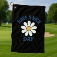 Have a Nice Day Golf Towel thumb 1