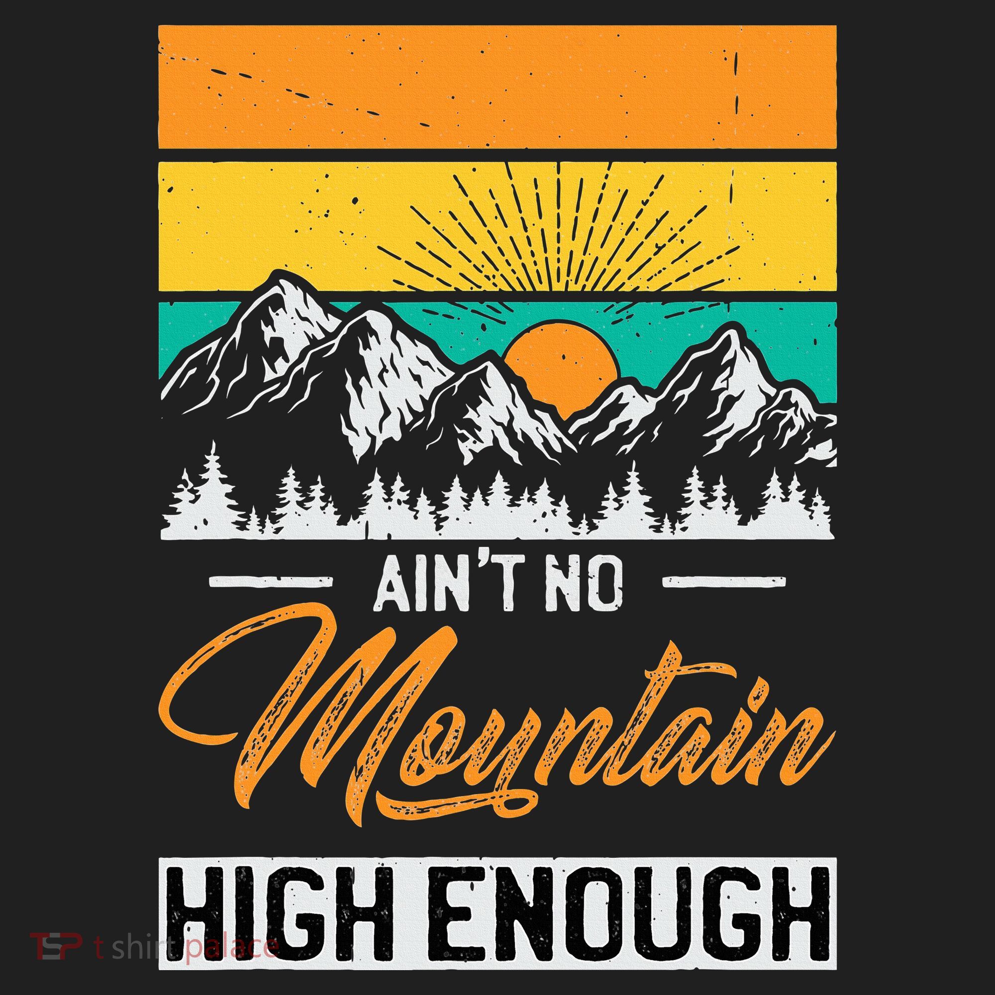 Hiker Aint No Mountain High Enough Hiking Trip Hiker Beanie