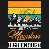 Hiker Aint No Mountain High Enough Hiking Trip Hiker Women's Hoodie thumb 2