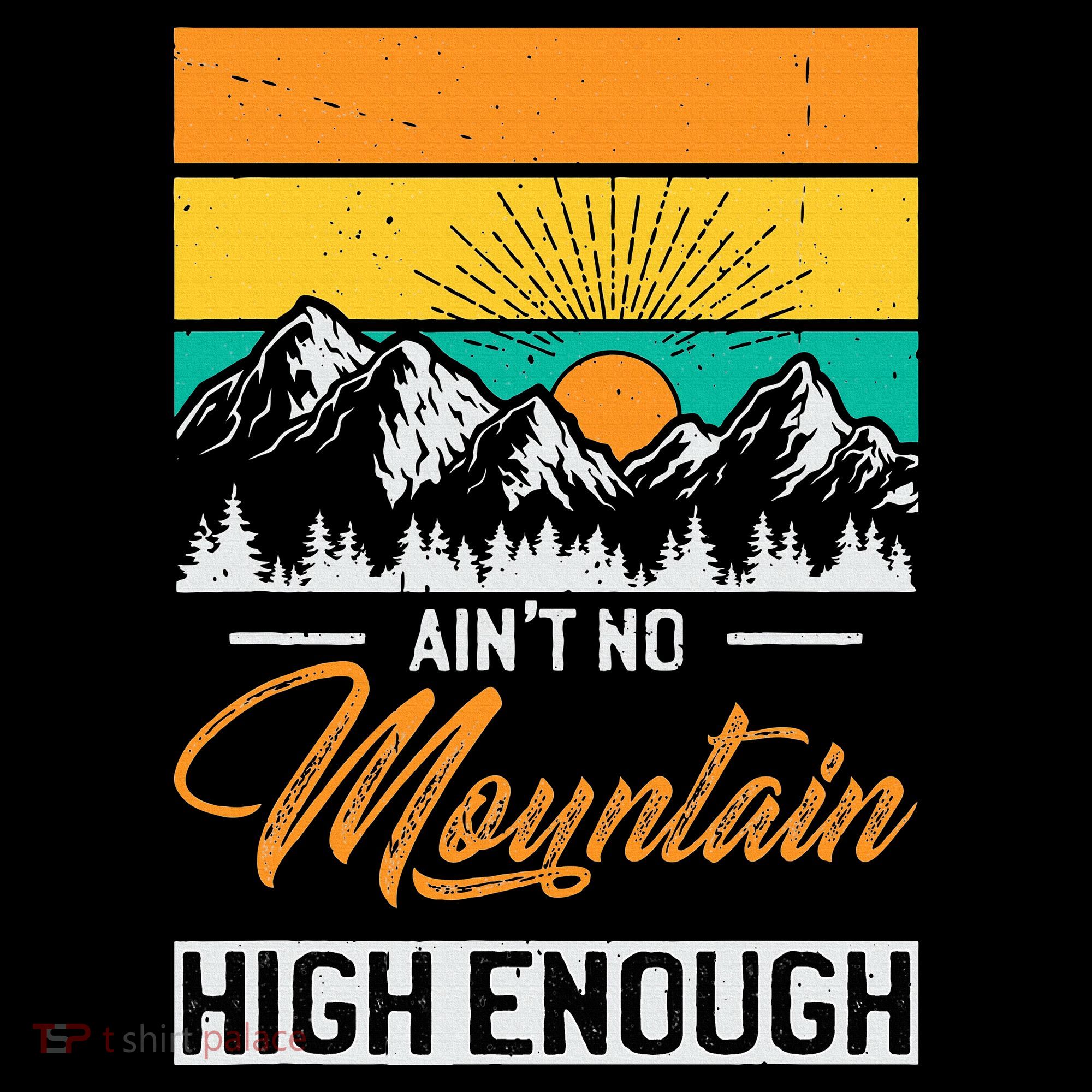 Hiker Aint No Mountain High Enough Hiking Trip Hiker Women's Hoodie