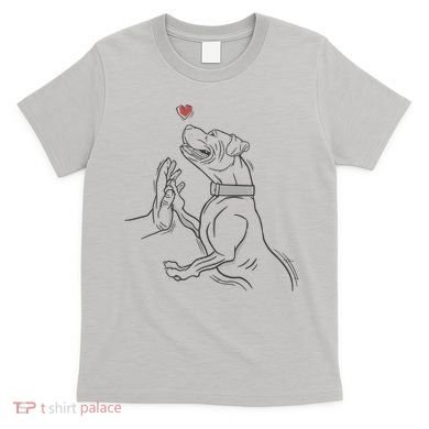 Hand Draw Pitbull T-Shirt