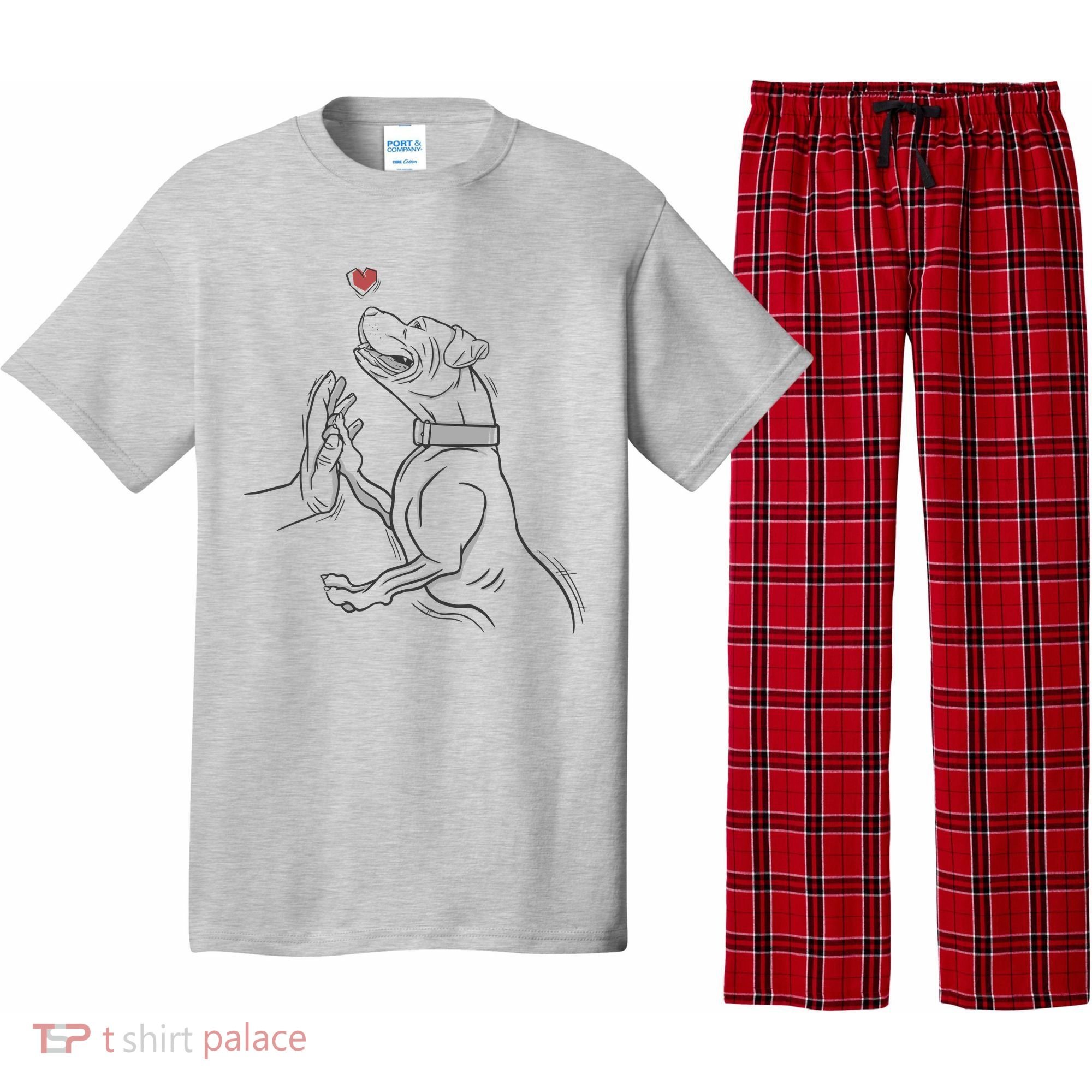 Hand Draw Pitbull Pajama Set