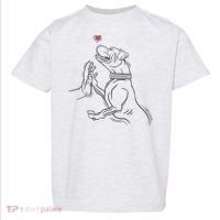 Hand Draw Pitbull Toddler T-Shirt thumb 0