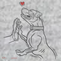 Hand Draw Pitbull Kids Sweatshirt thumb 2