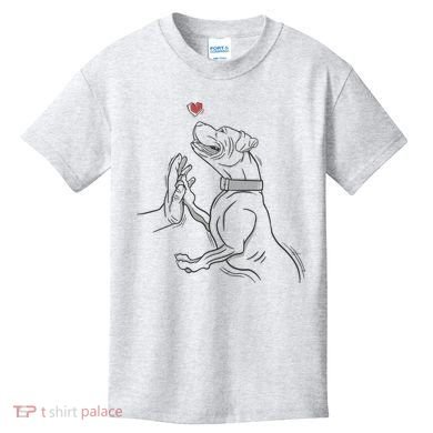 Hand Draw Pitbull Kids T-Shirt