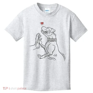 Hand Draw Pitbull Kids T-Shirt