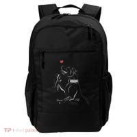 Hand Draw Pitbull Backpack thumb 0
