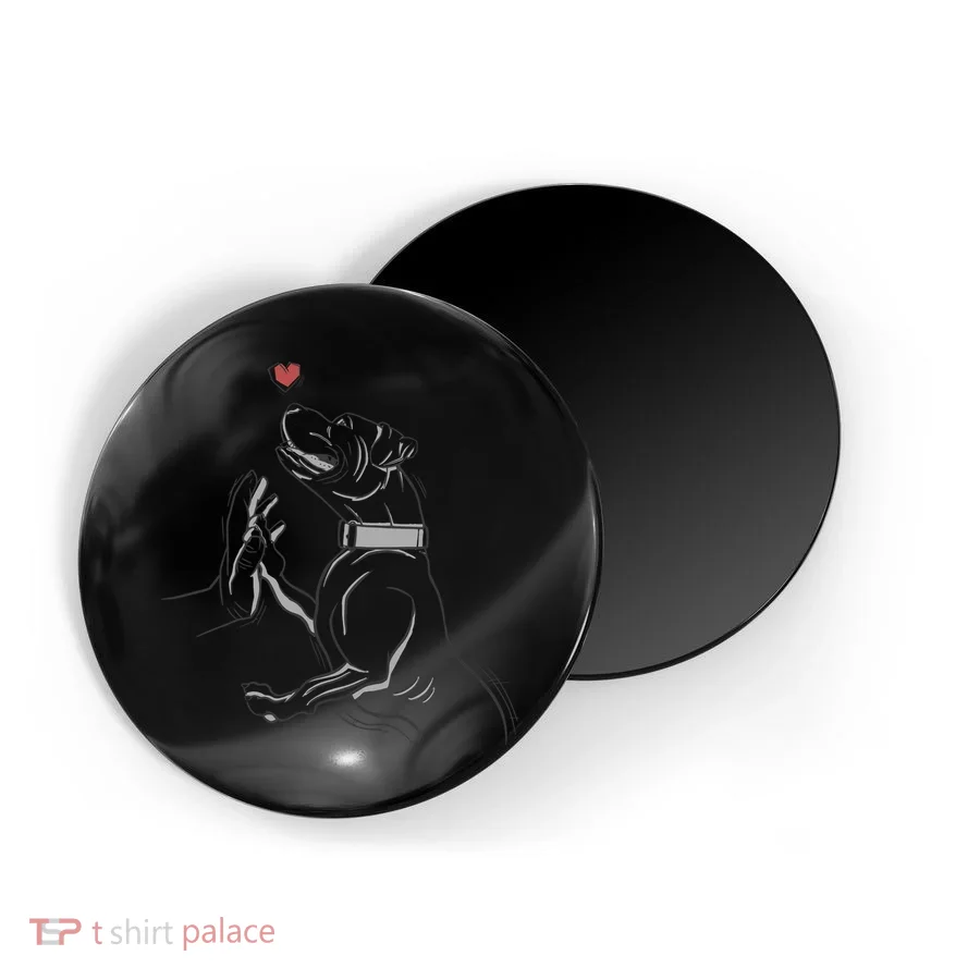 Hand Draw Pitbull Magnet