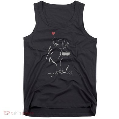 Hand Draw Pitbull Tank Top