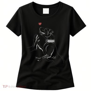 Hand Draw Pitbull Women's T-Shirt