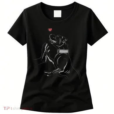 Hand Draw Pitbull Women's T-Shirt
